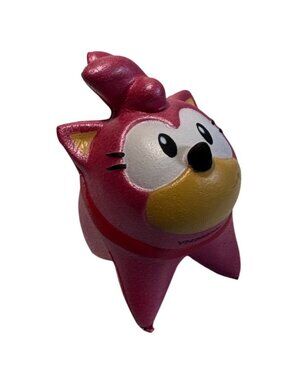 Pink Cat Decorative Toy Figurine - Handcrafted Lightweight Durable Design